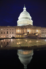 United States Capitol at dusk, Washington DC