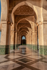 Fototapeta na wymiar Meczet Hassana II, Casablanca Maroko