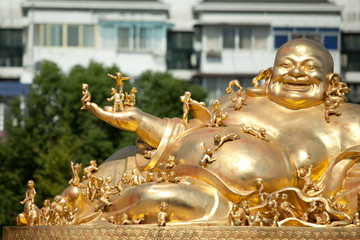Tempelanlage in shanghai qibao