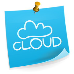 Cloud Technology Sticky Note