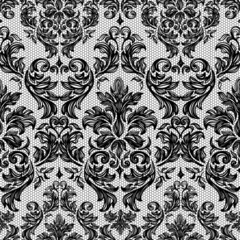 Baroque seamless vintage lace background