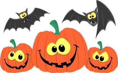 halloween pumpkins cartoon