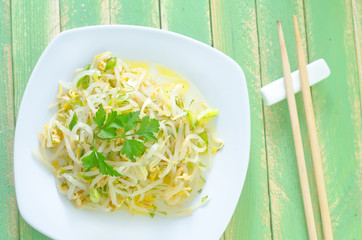 salad with sprouts