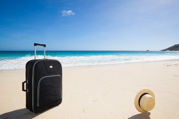 arrival at the beach