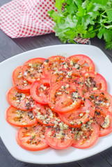 tomato with spice