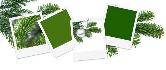 Weihnachten, Platzhalter für eigene Bilder, Weihnachtskarte