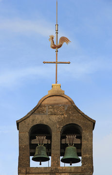 Clocher de l'&eacute;glise Notre-Dame d'Auberville - Calvados
