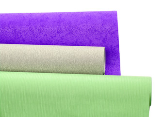 Wallpapers isolated on white