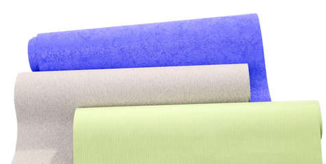 Wallpapers isolated on white