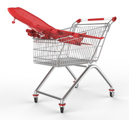 shop cart and aircraft