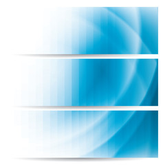 abstract wavy banners (headers)