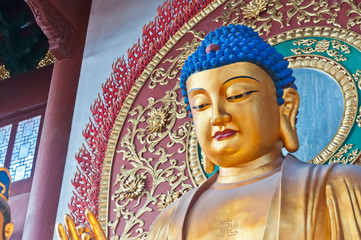 seated Buddha at Lingyin Temple, Hangzhou