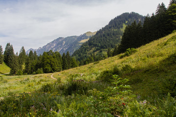 Hiking next to Oberstdorf