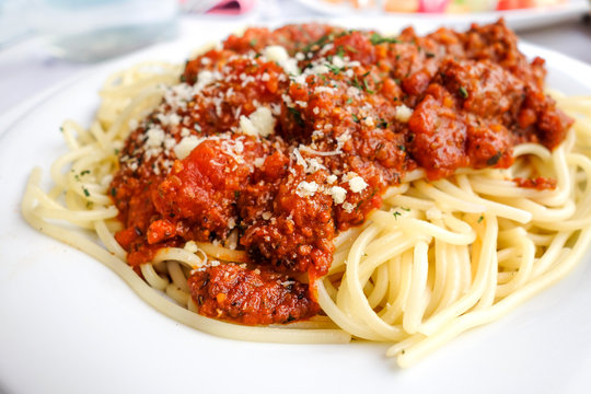 Italian Meat Sauce Pasta