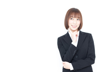 考える女性