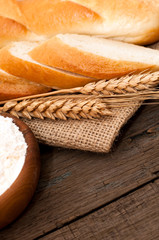 Bakery Bread on a Wooden Table