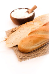 Bakery Bread on a Wooden Table