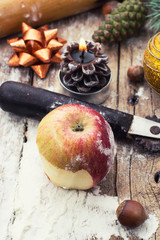 home-baked flour dessert