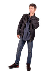 Naklejka premium teenage boy