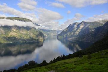 Fototapeta na wymiar Fjord Natur Norwegia