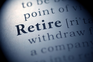 Obraz premium Retire