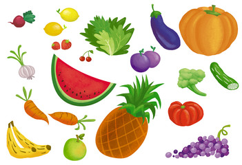 fruta y verdura fresca