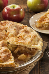 Homemade Organic Apple Pie Dessert