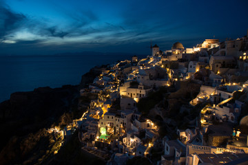 Oia / Santorini am Abend