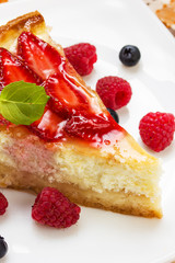 pastry with berries