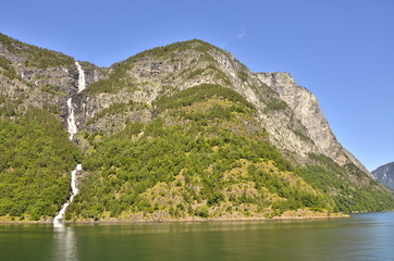 N&aelig;r&oslash;yfjord Norwegen Natur