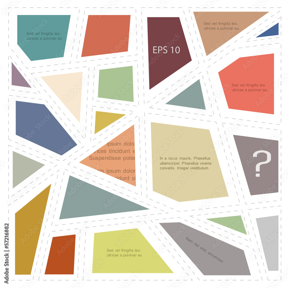 Canvas Prints abstractc geometric layout