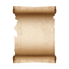 Vector ancient scroll paper