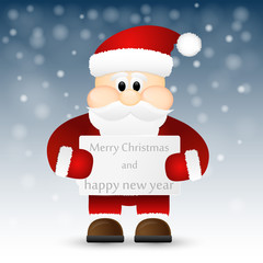 Santa Claus. Vector illustration. 