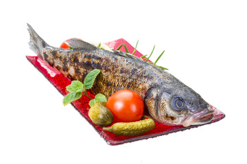 Roasted seabass
