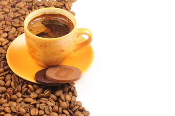 Turkish Caffee with Turkish chocolate