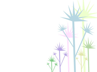 Fototapeta premium Abstract flower vector illustration