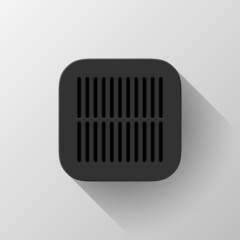 Black Technology App Icon Template