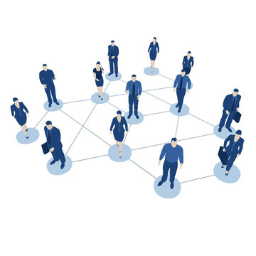 Business Netzwerk - Vernetzung und Kontakte