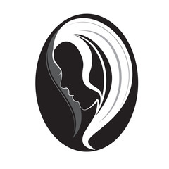 woman head silhouette