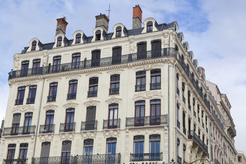 Fassade traditioneller Wohngebäude in Lyon,Frankreich © Ralf Gosch