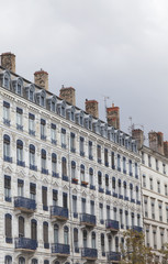 Fassade traditioneller Wohngebäude in Lyon,Frankreich © Ralf Gosch