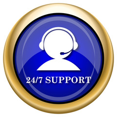 24-7 Support icon