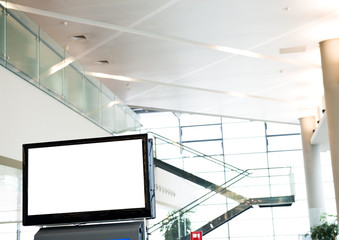 Blank billboard