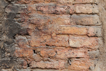 Old wall after the war