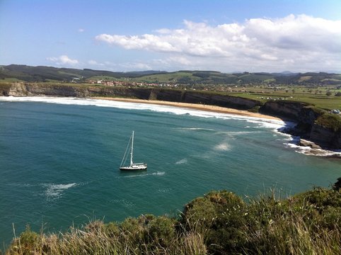 bucht in langre spanien