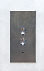 Elevator's steel pad with buttons