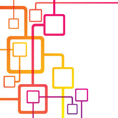 Abstract Design with Squares