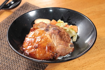 ステーキライス