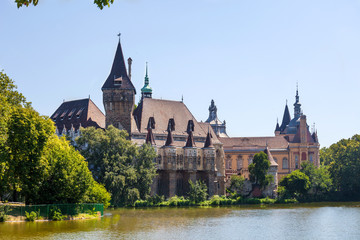 Obraz premium Vajdahunyad Castle view, Budapest