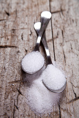 sugar in two spoons